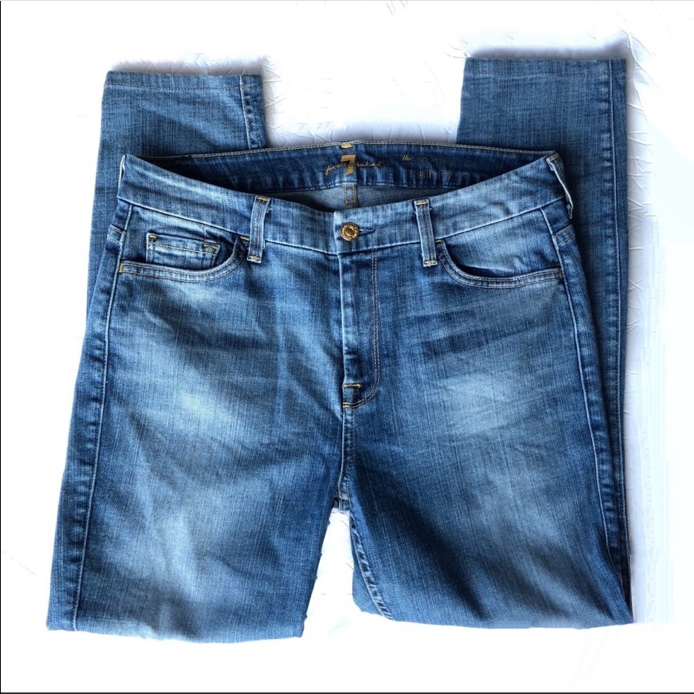 7 For All Mankind High Waist Skinny